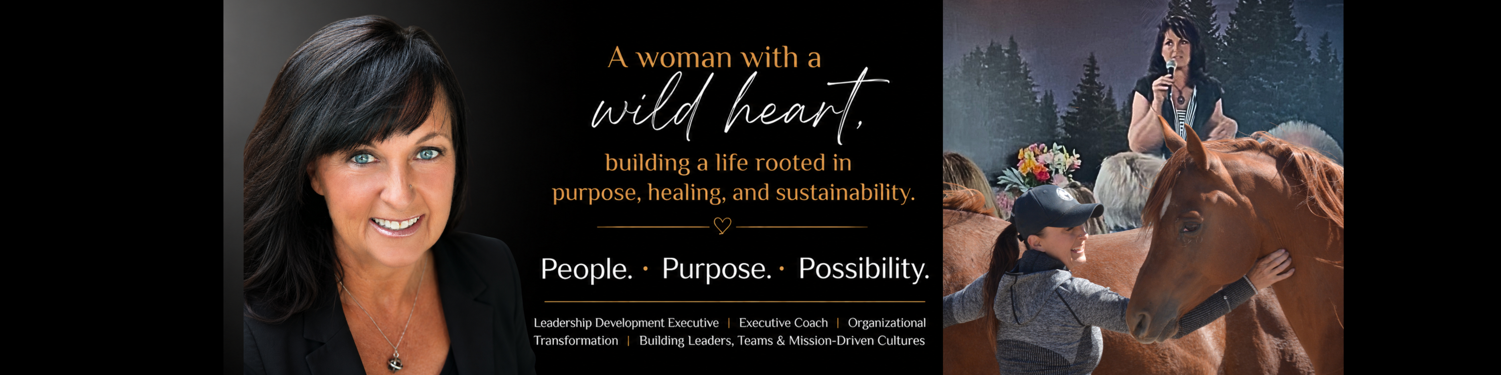 Candice Ensign — A woman with a wild heart, building a life rooted in purpose, healing, and sustainability. People. Purpose. Possibility.